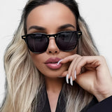 Anna Elegant Minimal Round Sunglasses