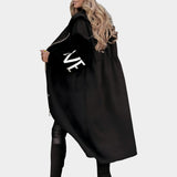 Elegante casaco de inverno com capuz