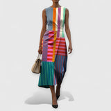 Tiffany – Monivärinen hihaton mekko