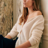 Neulottu toppi Nordic