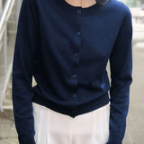 Napillinen neulecardigan Camille