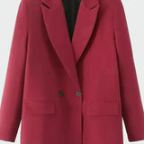 Oversized casaco com corte moderno