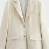 Oversized casaco com corte moderno