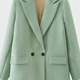 Oversized casaco com corte moderno