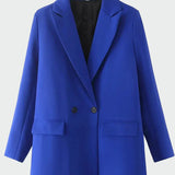 Oversized casaco com corte moderno