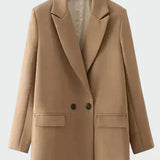 Oversized casaco com corte moderno