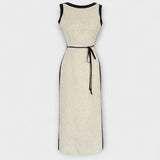 Elegante vestido sem mangas