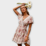 Boho-lyhytmekko