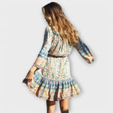 Boho-lyhytmekko